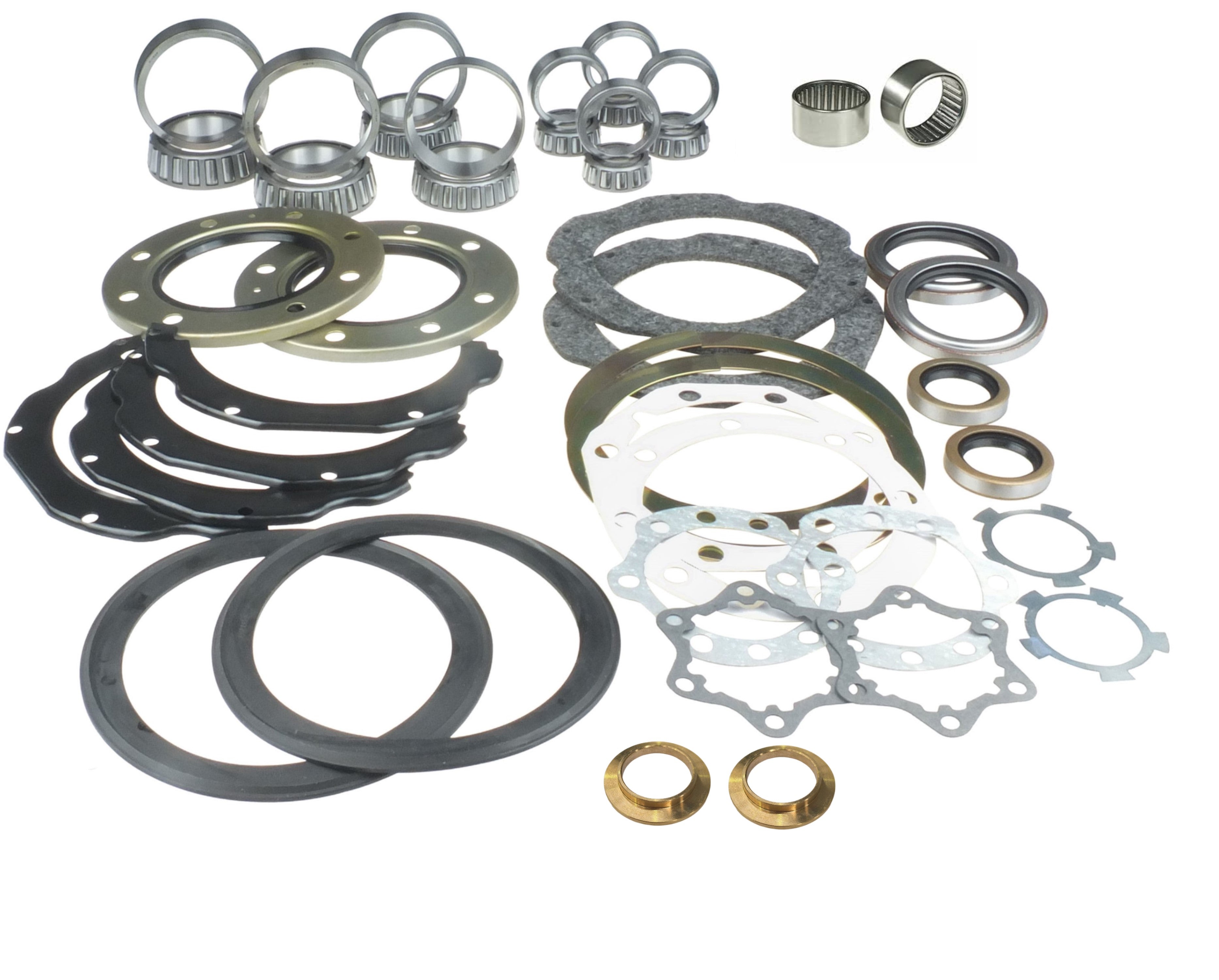 Swivel Hub Repair & Seal Kit w/ Wheel Bearings For Toyota Landcruiser HDJ HZJ VDJ FZJ