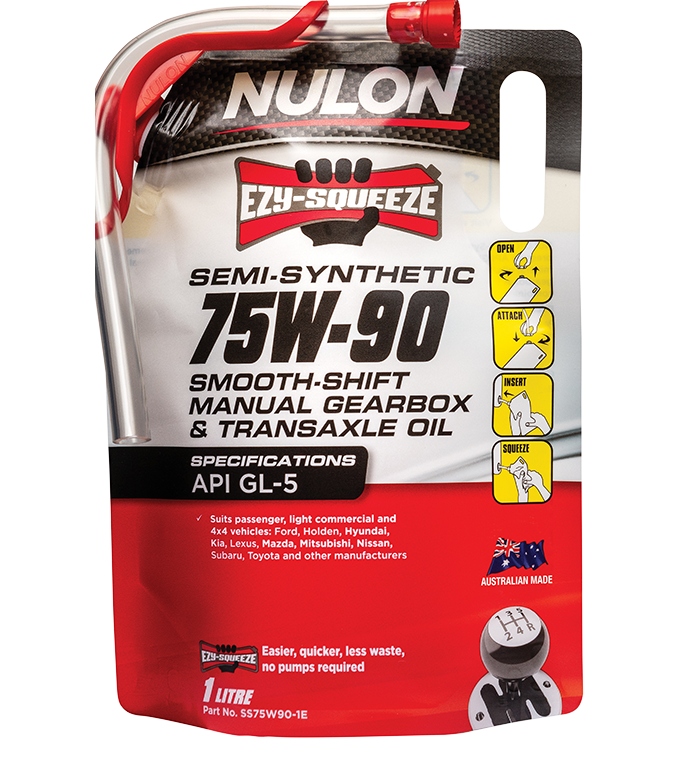 Nulon Semi Synthetic 75W-90 Smooth Shift Manual Gearbox & Transaxle Oil 1 Litre - SS75W90-1E