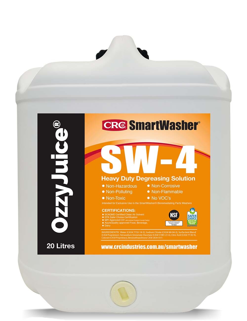 Smartwasher Solutions-Ozzy Juice-SW-4 20L