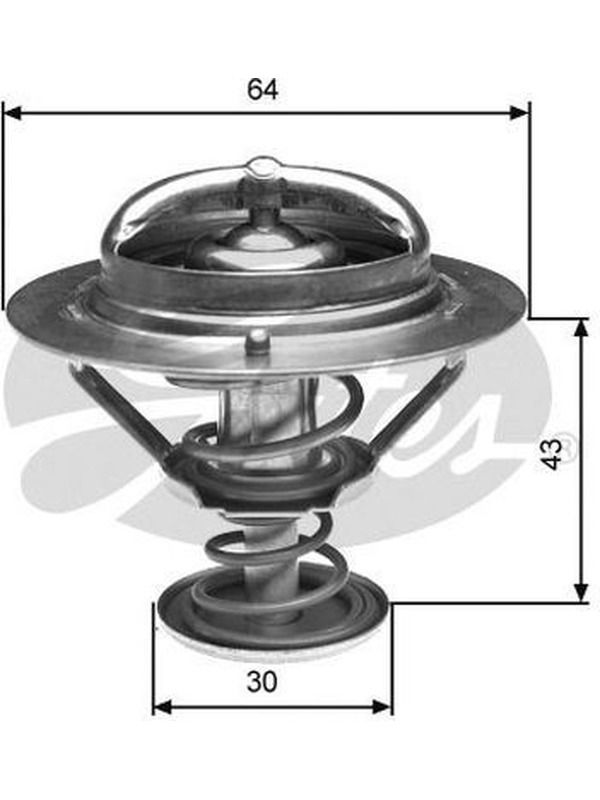 TH27088G1 Gates Thermostat for Mitsubishi 380 DB, Challenger PA, Pajero NJ NK NL NS NT NW, Triton MK, Verada KH KJ KL KW