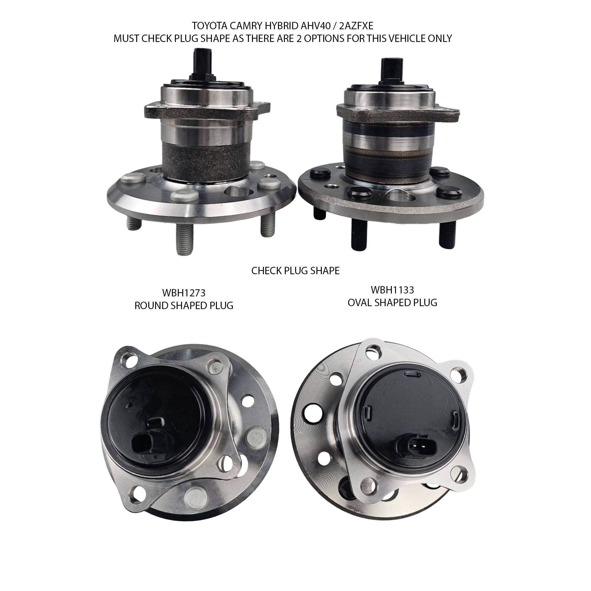 Rear Right Wheel Bearing Hub Assembly For Lexus ES300 Toyota Aurion Camry ABS