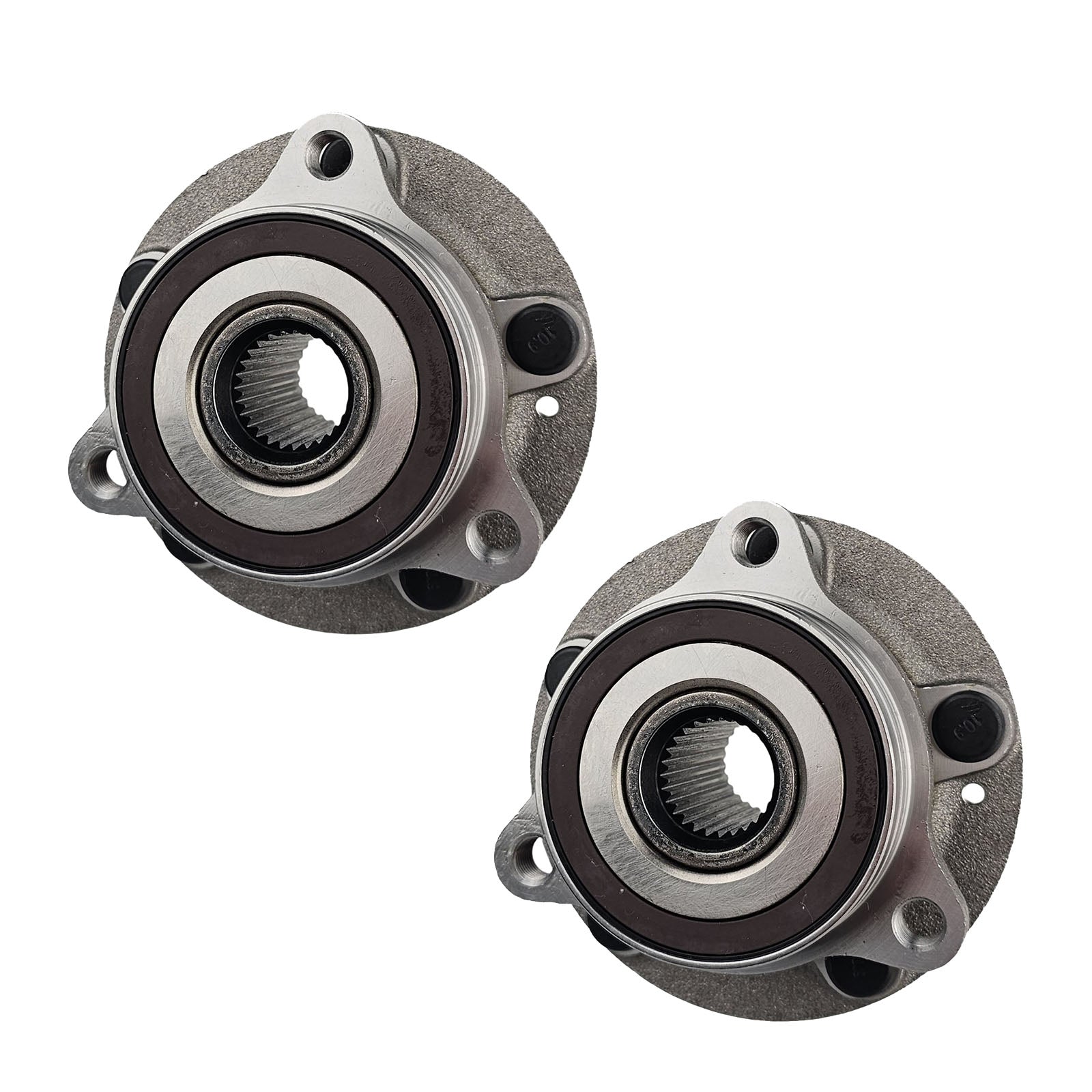 2X Front Wheel Bearing Hub for Hyundai KONA OS 2017-Onwards / Kia NIRO DE SG2 2017-Onwards / Kia Seltos 1.6 G4FP, 2.0L G4NH 2019-Onwards - 88mm Hub Pilot Diameter