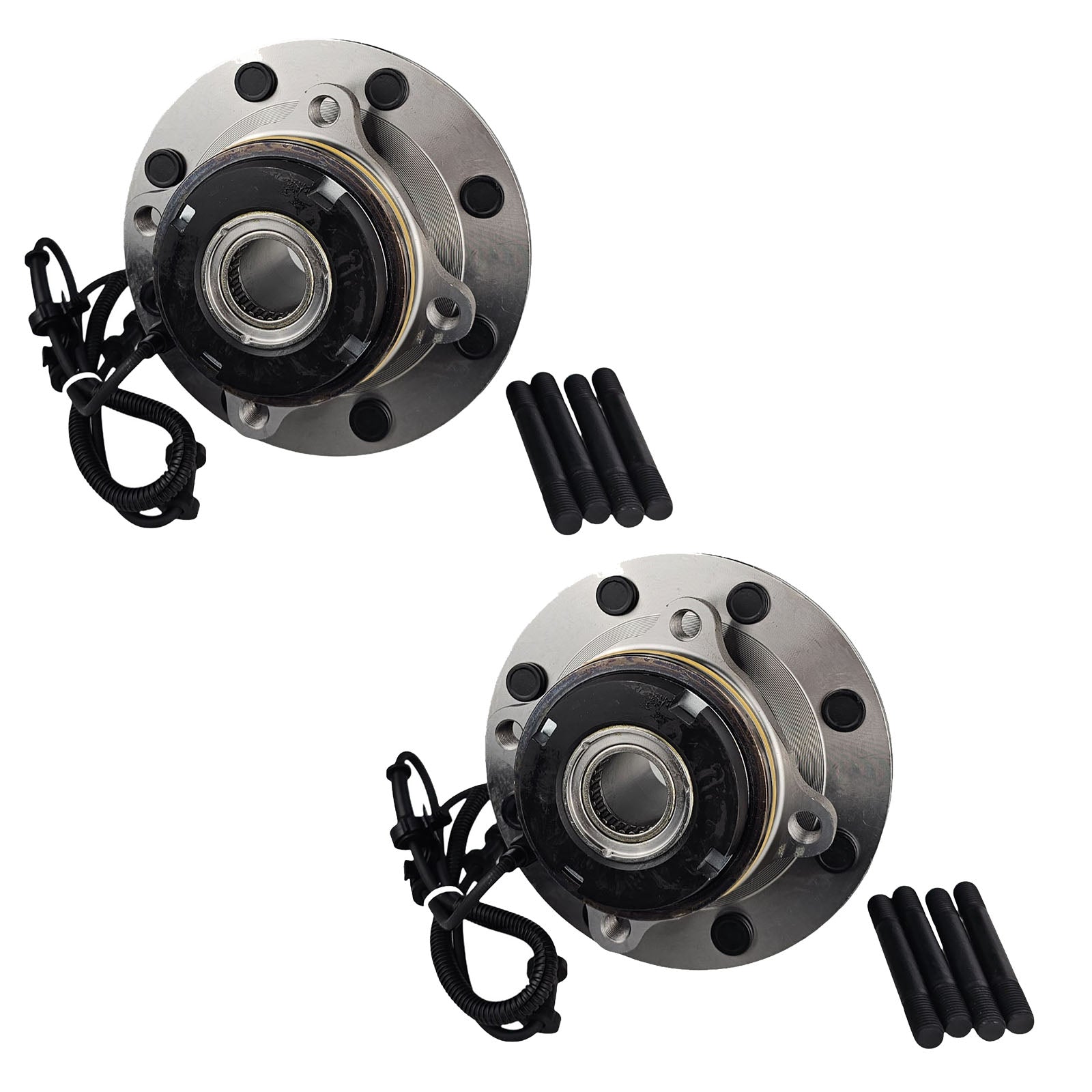 2X Front Wheel Bearing Hub For Ford F250 F350 F450 4WD Dual Rear Wheel 51.5mm