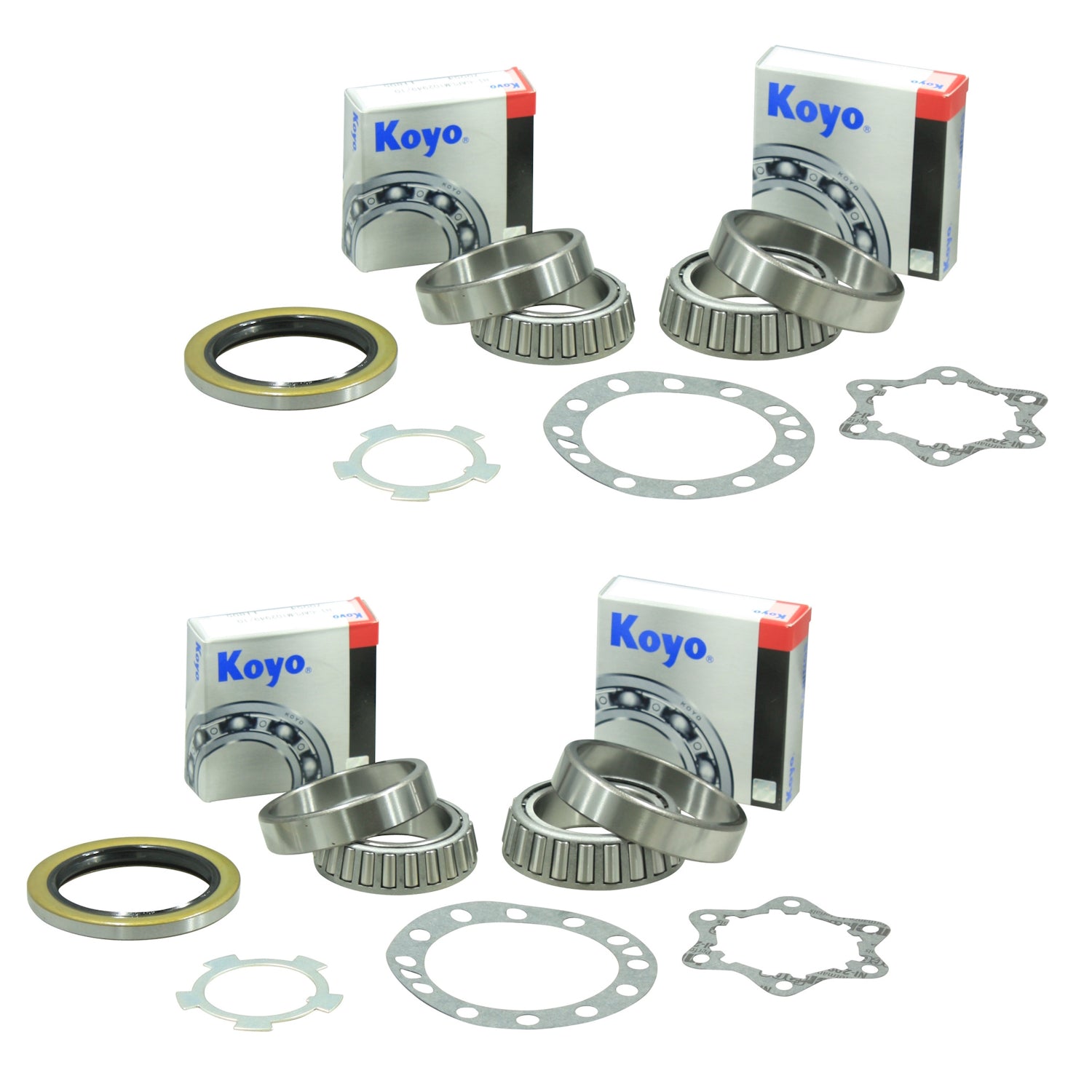 2 x Front Wheel Bearing Kits for Toyota Hilux KZN165R LN107R LN111R LN130R LN167R LN169R LN172R RN110R RZN169R RZN174R VZN167R, 4Runner LN130R, LN61R