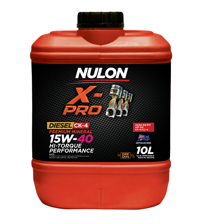 Nulon X-PRO 15W-40 HI-TORQUE PERFORMANCE 10 Litres Diesel - XPRHD15W40-10