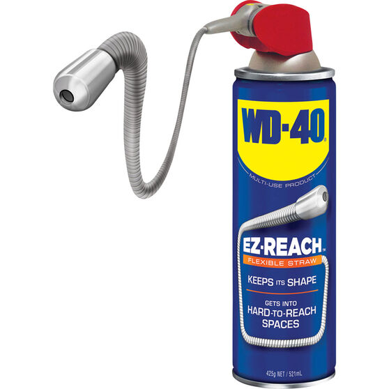 WD-40 425g Lubricant Aerosol Spray Can Easy Reach Straw Rust Remover WD40 62007