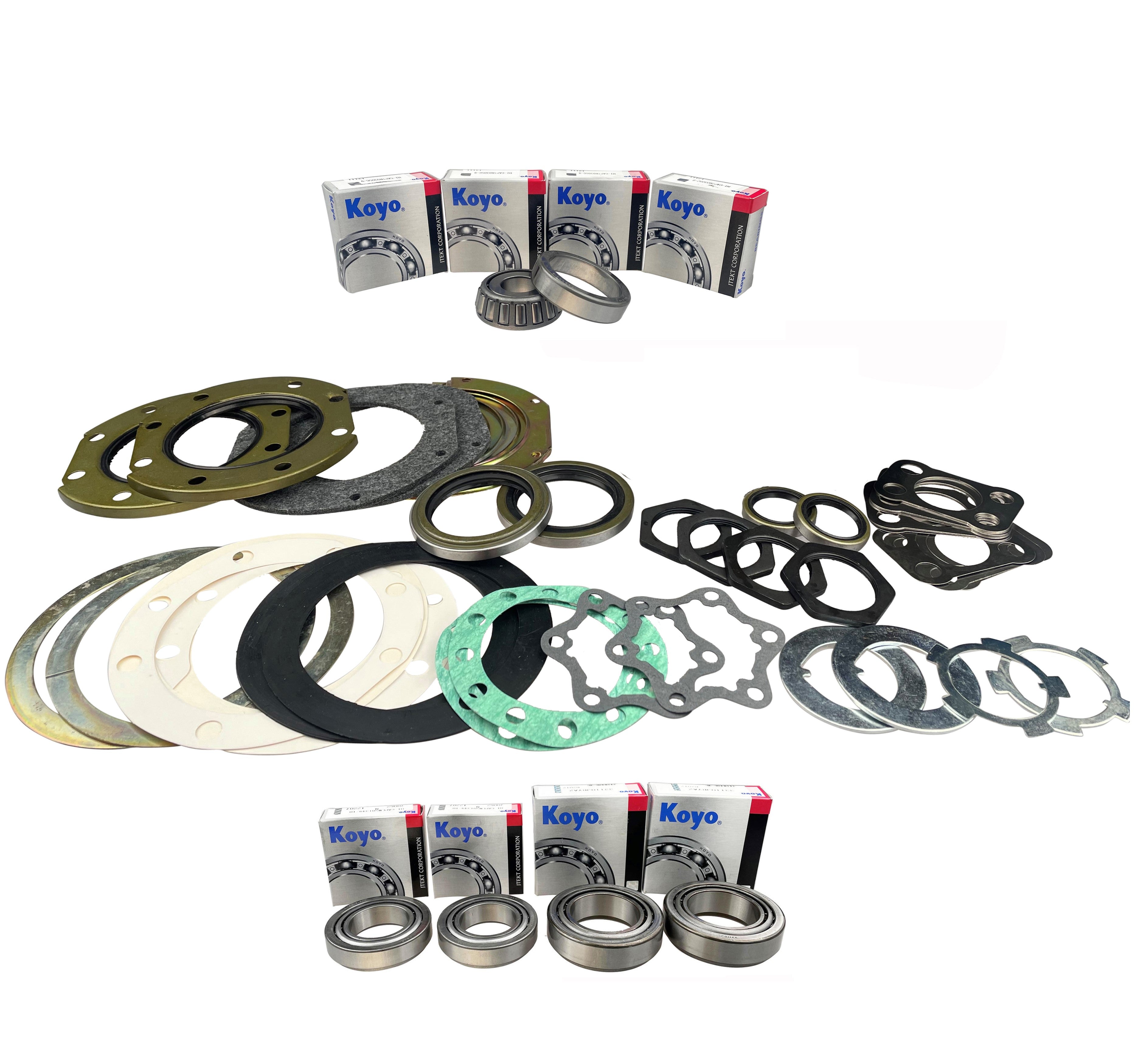 Swivel Hub & Wheel Bearing Kit for Toyota 4 Runner VZN130, Hilux LN106 LN107 LN111 LN65 LN130 RN105 RN110 RN46 RN106 RN130 YN65 YN67, Landcruiser BJ42 BJ47 BJ70 BJ73 FJ40 FJ45 FJ60 FJ62 FJ65 FJ73 FJ75 HJ75 HJ60 HJ47 HJ61 HJ45 RJ70 LJ70
